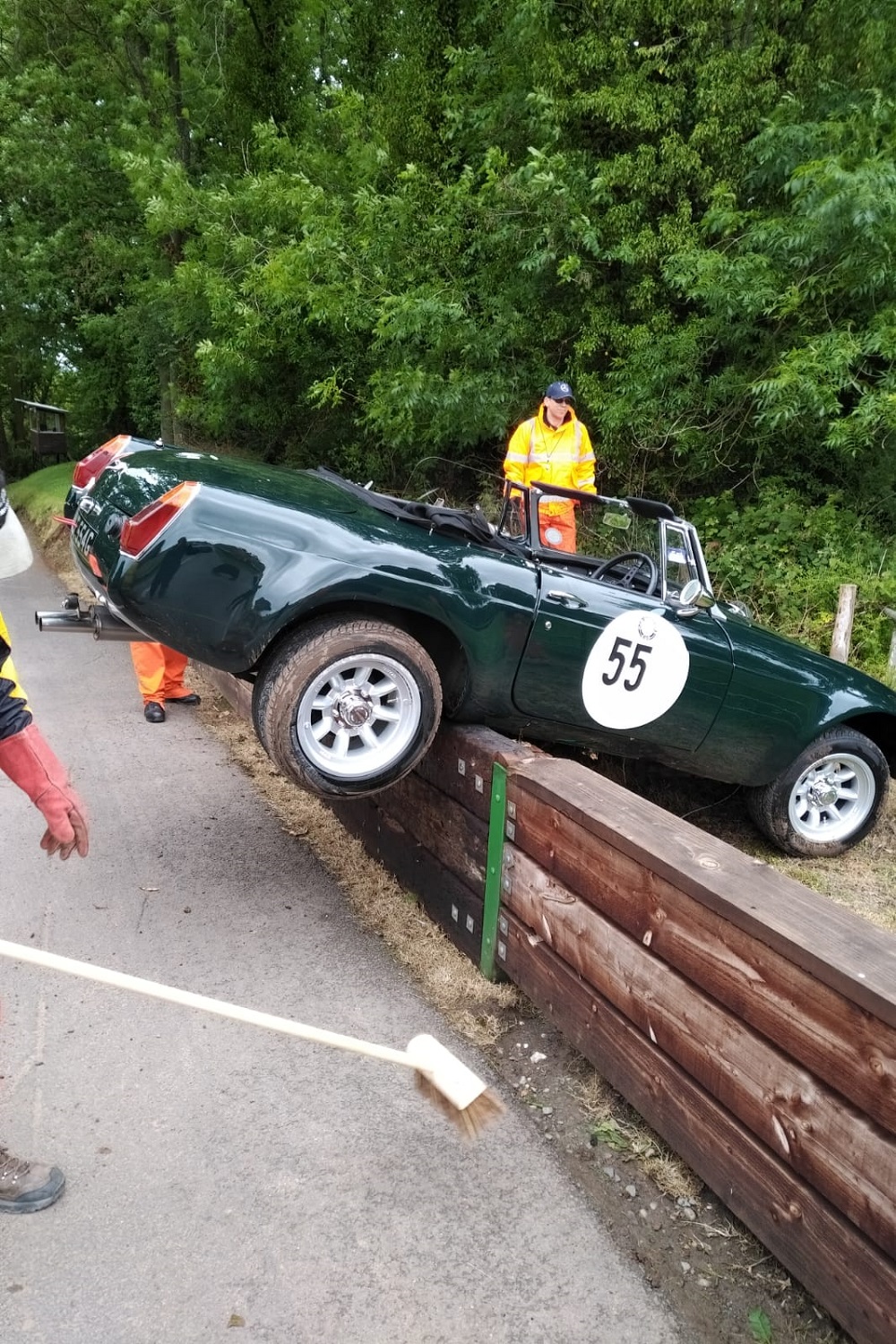 Worcestershire County Council Chairman Peter Tomlinson in motorsport crash